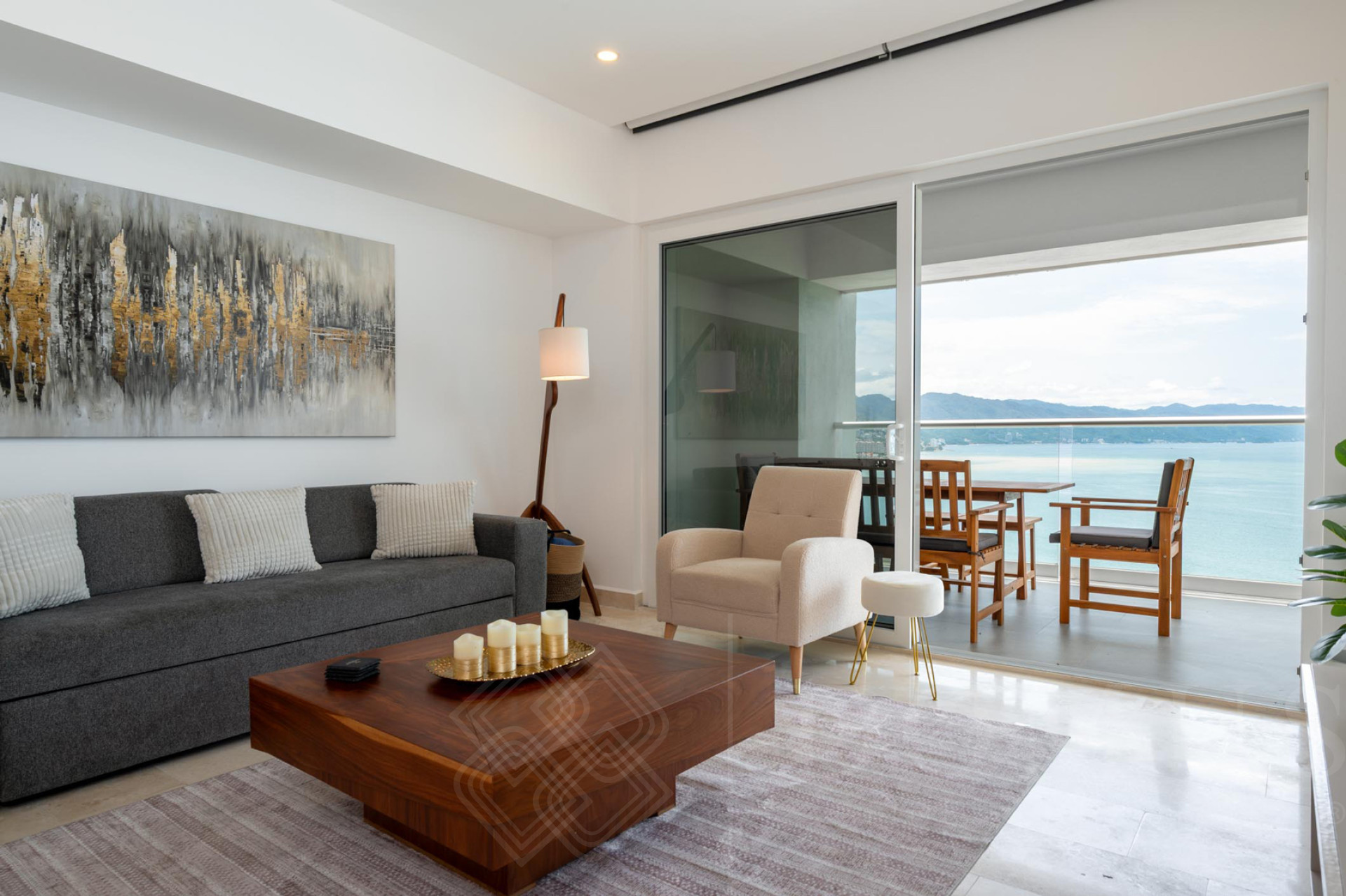 Image gallery of 1803 North Tower, Harbor 171 Puerto Vallarta. A beachfront condo with spectacular views of the bay.